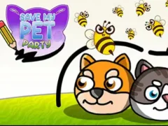 Jwèt Save My Pet Party sou entènèt