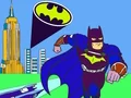 Jwèt Batman Cartoon Coloring sou entènèt