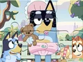 Jwèt Jigsaw Puzzle: Bluey Play Time sou entènèt