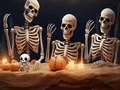 Jwèt Halloween Skeleton Colony Escape sou entènèt