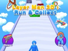 Jwèt Layer Man 3d Run Collect sou entènèt