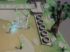 Jwèt Attack Stages sou entènèt