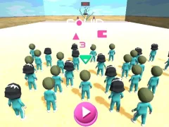 Jwèt Squid Game Race 3d sou entènèt