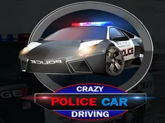 Jwèt Crazy Police Car Driving sou entènèt