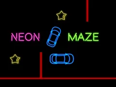 Jwèt Neon Car Maze sou entènèt
