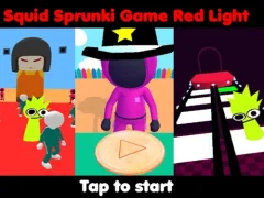 Jwèt Squid Sprunki Game Red Light sou entènèt