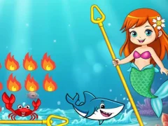 Jwèt Princess vs Shark sou entènèt