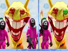Jwèt Squid Game X Sprunki Anomaly sou entènèt