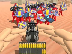 Jwèt Bullet Army Run sou entènèt