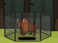 Jwèt Rescue the Bison from Cage sou entènèt