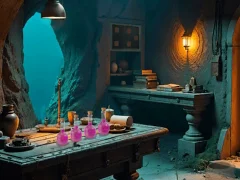 Jwèt Underwater Sorceress Escape sou entènèt