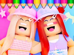 Jwèt Coloring Book: Roblox Bestie sou entènèt