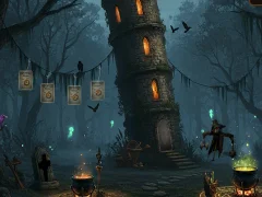 Jwèt Arcane Witch1 Escape sou entènèt