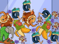 Jwèt Italian Brainrot: Animals Merge Puzzle sou entènèt