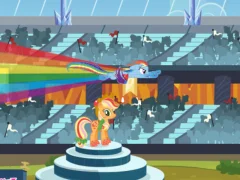 Jwèt My Little Pony Rainbow Power Equestria Dash sou entènèt