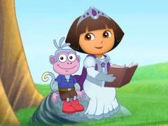 Jwèt Dora The explorer Dora's Royal Rescue sou entènèt