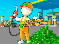 Jwèt Gas Station - Stick Simulator sou entènèt