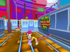 Jwèt Train Surf Run 3D sou entènèt
