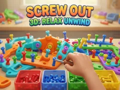 Jwèt Screw Out 3D: Relax Unwind sou entènèt