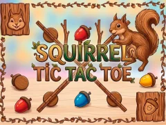 Jwèt Squirrel Tic Tac Toe sou entènèt