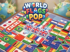 Jwèt World Flags Pop sou entènèt