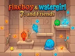 Jwèt Fireboy & Watergirl 7: and Friends sou entènèt