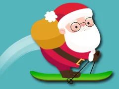 Jwèt Avalanche Santa Ski Xmas sou entènèt