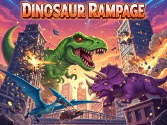 Jwèt Dinosaur Rampage sou entènèt