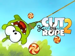 Jwèt Cut the rope 2 sou entènèt