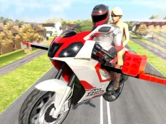Jwèt Flying Motorbike Driving Simulator sou entènèt