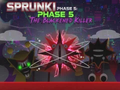 Jwèt Sprunki Phase 5: The Blackened Killer sou entènèt