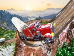 Jwèt Semi Truck Snow Simulator sou entènèt