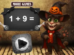 Jwèt Halloween Tom Math Challenge sou entènèt