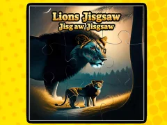 Jwèt Lions Jigsaw Jigsaw sou entènèt