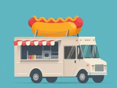Jwèt Food Trucks Jigsaw sou entènèt