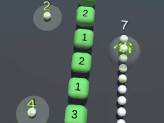 Jwèt Snake 3D Block sou entènèt