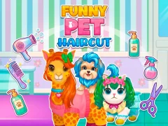 Jwèt Funny Pet Haircut sou entènèt