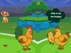 Jwèt Feed Hungry Hen Family sou entènèt