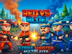 Jwèt Red vs Blue. Strike Shooter Multiplayer sou entènèt