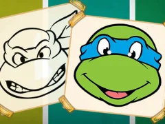 Jwèt Ninja Turtles Coloring Book sou entènèt