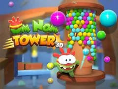 Jwèt Om Nom Tower 3D sou entènèt