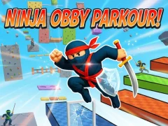 Jwèt Ninja Obby Parkour sou entènèt