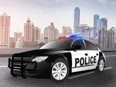 Jwèt Police Car Drive sou entènèt