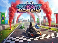 Jwèt Go Kart Racing Game sou entènèt