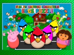 Jwèt Famous Cartoon Characters Eggs sou entènèt