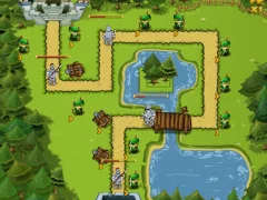 Jwèt Medieval Castle Defense sou entènèt