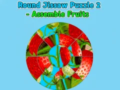 Jwèt Round jigsaw Puzzle 2 - Assemble Fruits sou entènèt