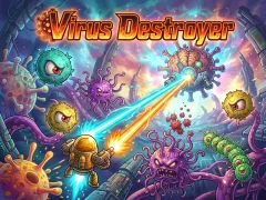 Jwèt Virus Destroyer sou entènèt