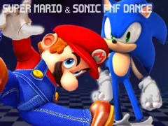 Jwèt Super Mario & Sonic FNF Dance sou entènèt