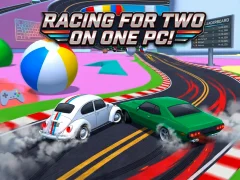 Jwèt Racing for Two on One PC! sou entènèt